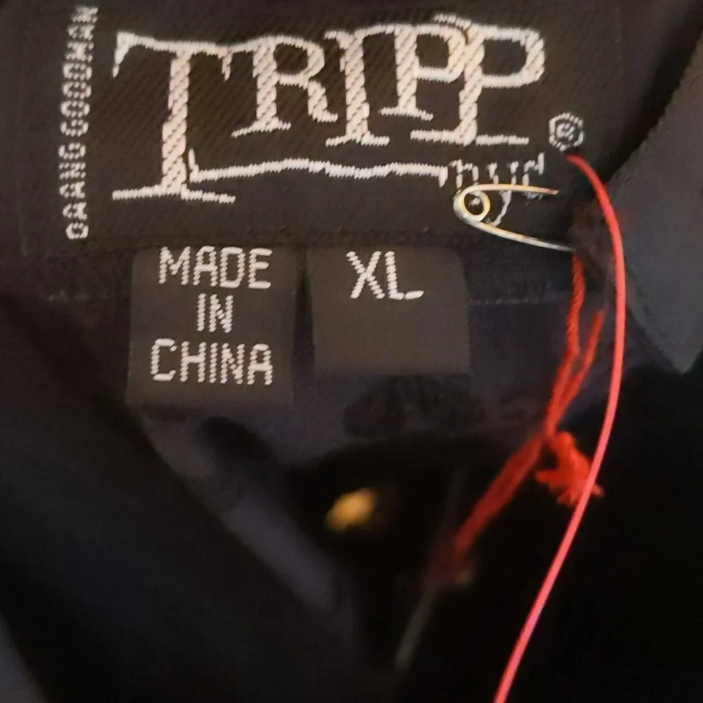 Tripp NYC Black Tutu Layers Corset Removable Straps Mini Dress XL NWOT - Picture 11 of 15
